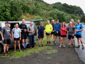 At Piha, almost half way